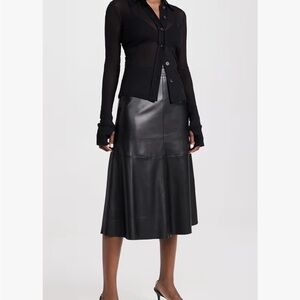 Joe's Jeans Women's The Lori Vegan Leather Skirt